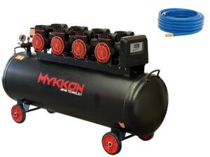 Compresor Dental Silencioso 9hp 300l Mykkon Licencia Japonesa