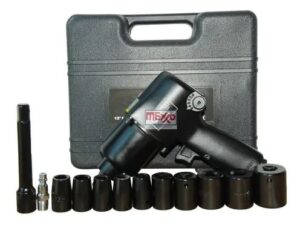 Pistola De Impacto Neumática 1/2 Con Dados Y Accesorios