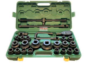 Set  Dados De Impacto 1'' Y 3/4 Profesional 26 Piezas