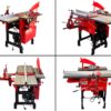 Máquina Multifuncional Carpintería Forzza 4HP 10 funciones con sierra, cepilladora y fresadora