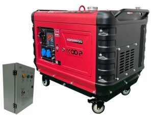 Generador Diesel Super Insonoro 6500w + Tablero Trans. Koop SELLO SEC