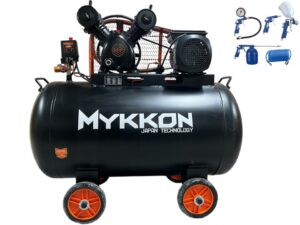 Compresor de aire industrial 200L Mykkon 3HP con licencia japonesa