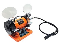 Esmeril De Banco 3pul 250w Con Salida Flexible Dremel 2 En 1