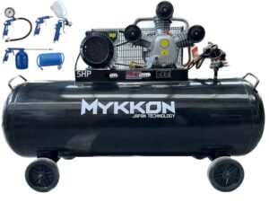 Compresor Industrial De Aire 350 Litros 5hp 3 Pistones Mykkon Japón