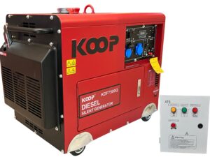 Generador Diesel Insonoro, 5500w Ats+caja Transferencia SELLO SEC