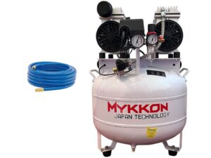 Compresor Dental 50 Litros 4HP 2 Estaciones de Trabajo Mykkon