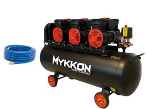 Compresor Dental Silencioso, 6 Hp 100 Litros Mykkon Japon