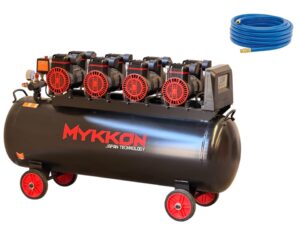 Compresor Dental Silencioso 9hp 200lt Mykkon Japon Negro