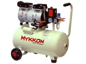 Compresor Dental Silencioso,  2Hp 25 Litros Mykkon Japon