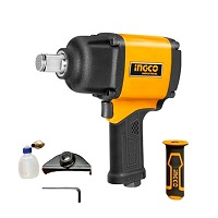 Llave De Impacto Neumática 1 Pulgada Eje Corto 1800 Nm Ingco