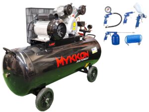 Compresor Industrial de aire 180lts 3.5 Hp 2 Pistones Lic. Japón