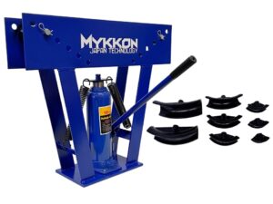 Dobladora De Tubos 16 Ton, 8 Matrices 1/2 A 3 Mykkon Azul