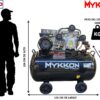 compresor industrial mykkon 250 litros 5hp