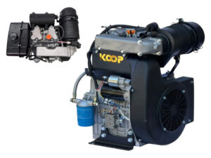 Motor Diesel Koop 19hp, 3600rpm Con Bateria Y Estanque.